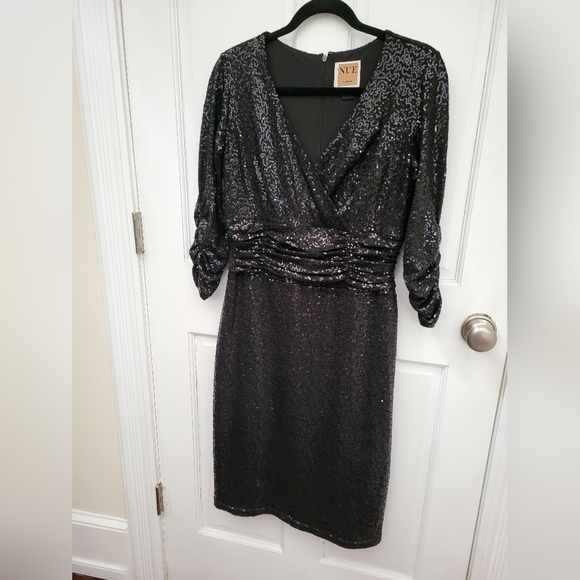 Nue by Shani Dresses & Skirts - Nue by Shani Black Sequin Dress
